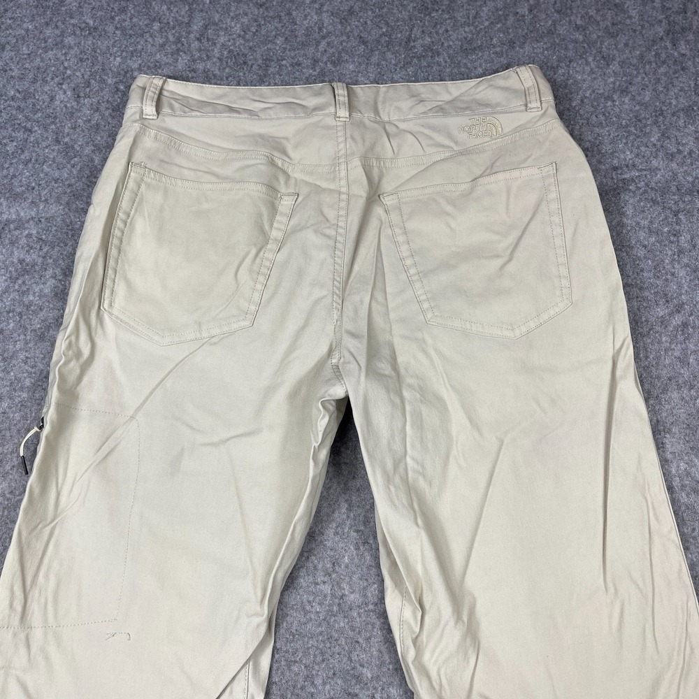 The‎ North Face Pants Mens 32 Khaki Nylon Stretch Hiking Travel Zip Pocket Tech - Picture 4 of 14